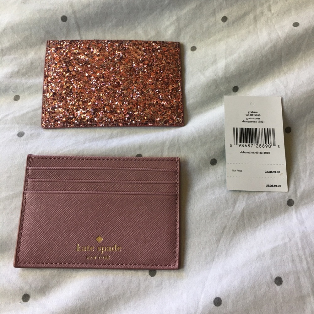 Kate Spade NWT Greta court peony cardholder - Picture 1 of 13